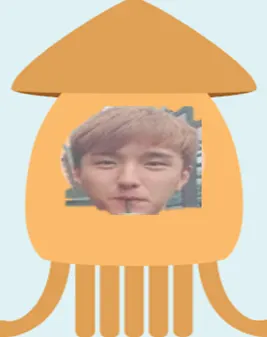 네모태건 오징어 사각형 얼굴 합성 병맛 웃긴 짤 캐릭터 굴욕