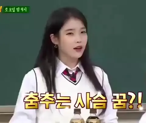 아는 형님 아이유 춤추는사슴꿈