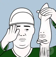 오징어 닮은꼴 당황 충격 거울 본 모습 유머 짤