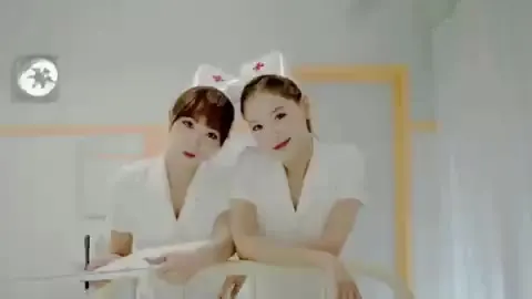 간호사 코스프레 김재경 조현영 레인보우