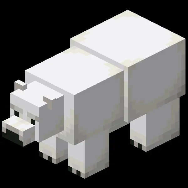 북극곰 마인크래프트 마크 몹 캐릭터 Minecraft