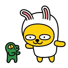 카카오톡 카카오프렌즈 kakao friends 움짤 무지 단무지