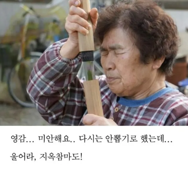 지옥참마도 염감 미안해요 다시는 안뽑기로 했는데 울어라 할머니 칼 검