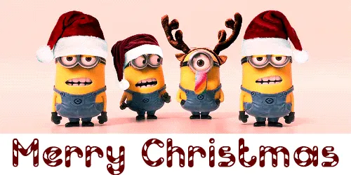 크리스마스 시즌 움짤 Christmas 겨울 미니언즈 귀여운