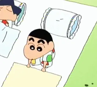 짱구 잠자는 모습 잠들시간 잠 이불 덮고 누워서 잠자는 짱구의 모습 애니 만화