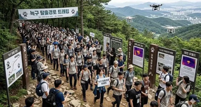 대전 퓨마 탈출 코스 트레킹 체험