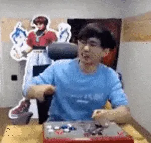 체어샷 샷건 키보드 오락 게임 빡침 열받아 화남 오락실