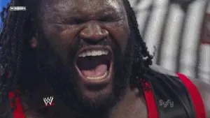 포효 마크 헨리 분노 절규 소리지르기 빡침 괴성 WWE