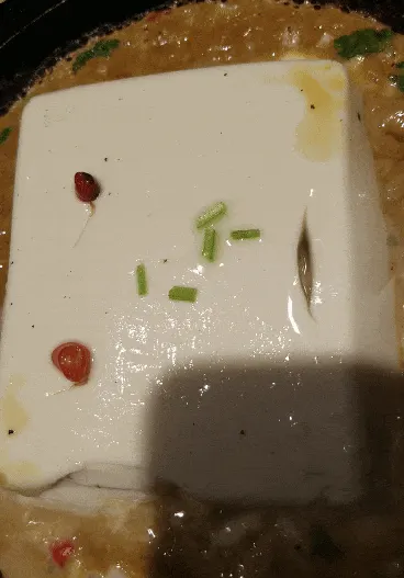 말하는 두부 수다쟁이 얼굴모양 된장찌개