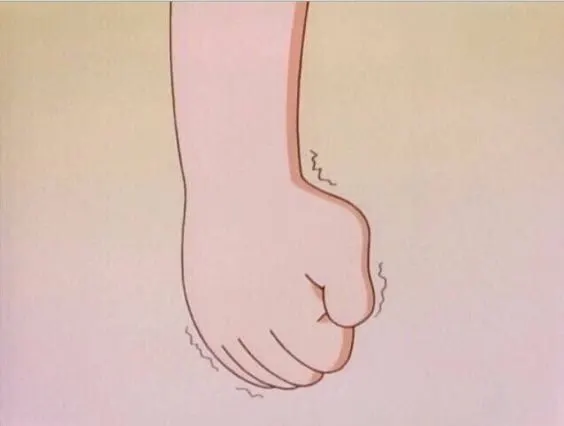 주먹 부르르 빡침 분노 화남 부들