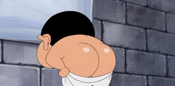 짱구 유치원갈 준비 치카치카 양치질 액션가면 팬티 머리빗기 신짱구