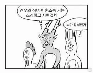 견우와직녀이혼소송 뇌가장식인가 어이없다