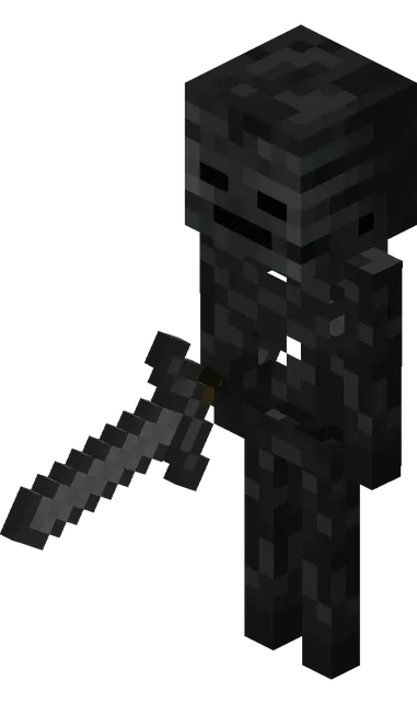 위더 스켈레톤 마인크래프트 마크 몹 캐릭터 Minecraft