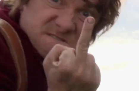 짜증 분노 뽁큐 뻑큐 욕 손가락 화남 뻐큐