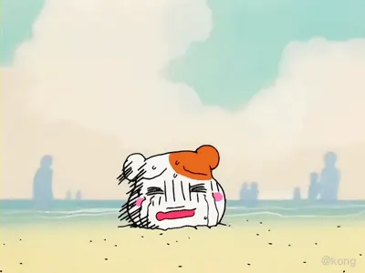 에비츄 눈물 우는 움짤 슬픈 울음 모래 안습 안타까운