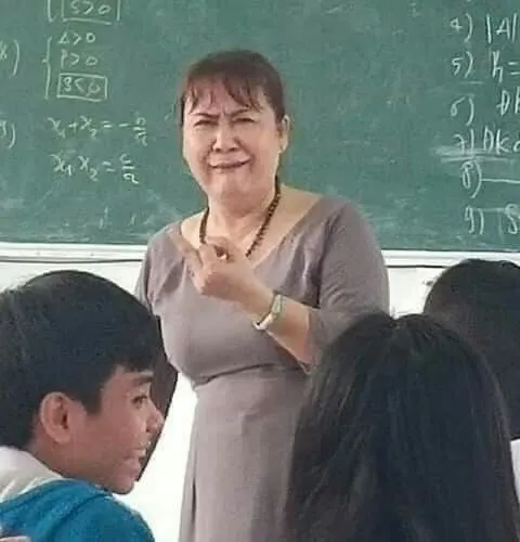 표정 싫어 꺼져 선생님 혐오 손가락욕 손가락 욕 가운데