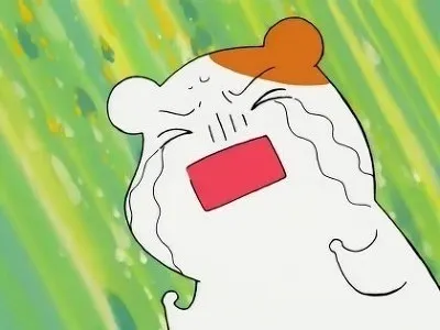 눈물 흘리는 햄토리 햄스터 귀여운 캐리턱 만화