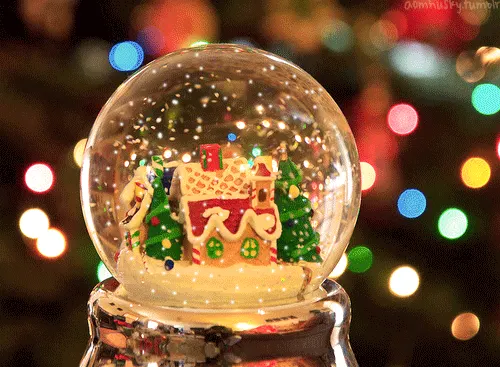 크리스마스 시즌 움짤 예쁜 인사 반짝이는 유리구슬 Christmas 겨울