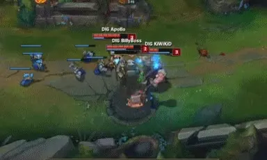 북미잼 올타임 넘버원 장면.gif 롤 lol 북미 엘오엘 뽀삐 브라움