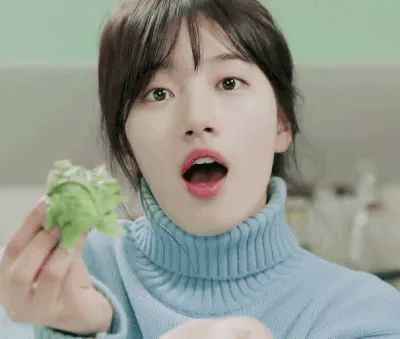 수지 예쁜 움짤 역대급 쌈싸주는 아하세요 아~ 우~ 입술