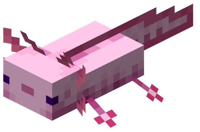 아홀로틀 마인크래프트 마크 몹 캐릭터 Minecraft