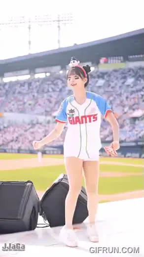 정예진 치어리더 움짤 치어 리더 KBO