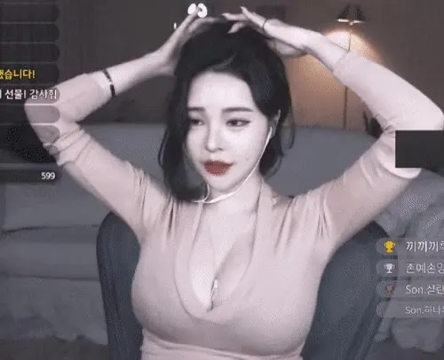 손밍 BJ손밍 머리묶기 인방 아프리카TV 글래머 몸매 움짤 레전드