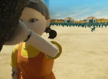 오징어 게임 오징어게임 무궁화 꽃이 피었습니다 인형 squid game
