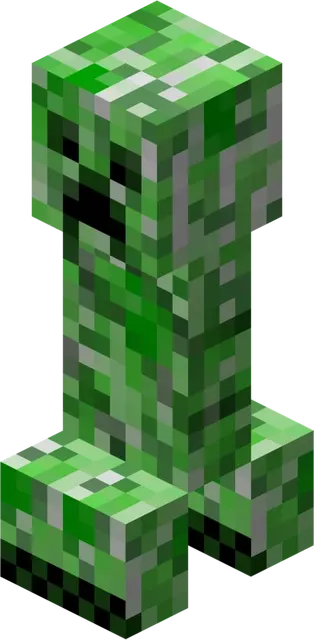 크리퍼 마인크래프트 마크 몹 캐릭터 Minecraft