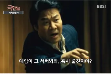 줄진 타짜 곽철용 김응수 예림이 그 서버봐봐 패러디 의심 당황