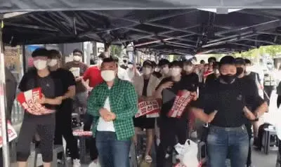 2찍 춤추는 일베 박수 이찍 수준