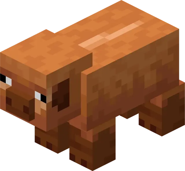 돼지 마인크래프트 마크 몹 캐릭터 Minecraft