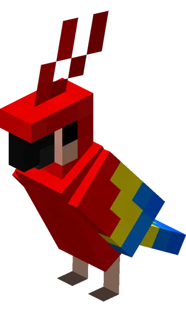 앵무새 마인크래프트 마크 몹 캐릭터 Minecraft