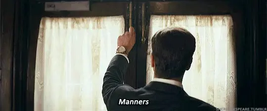 킹스맨 매너가 사람을 만든다 매너가 사람을 만든다